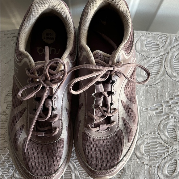 Ryka Women's Mauve and Cream Sneakers - Picture 1 of 6